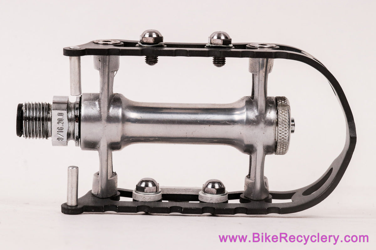 NIB/NOS Specialties T.A. 4690 Strada / Route Pedals: 9/16" BSA - RARE Black Cages - Vintage 1960's 1970's 1980's
