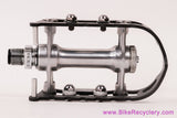 NIB/NOS Specialties T.A. 4690 Strada / Route Pedals: 9/16" BSA - RARE Black Cages - Vintage 1960's 1970's 1980's