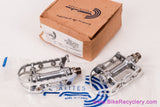 Specialties T.A. 4690 Route / Strada Pedals: 9/16" BSA - Modern (Cracked Body At Cap)