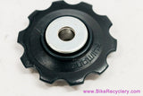 NOS Shimano Jockey Wheels / Derailleur Pulleys: 10t - Dark Blue/Black (Pair)