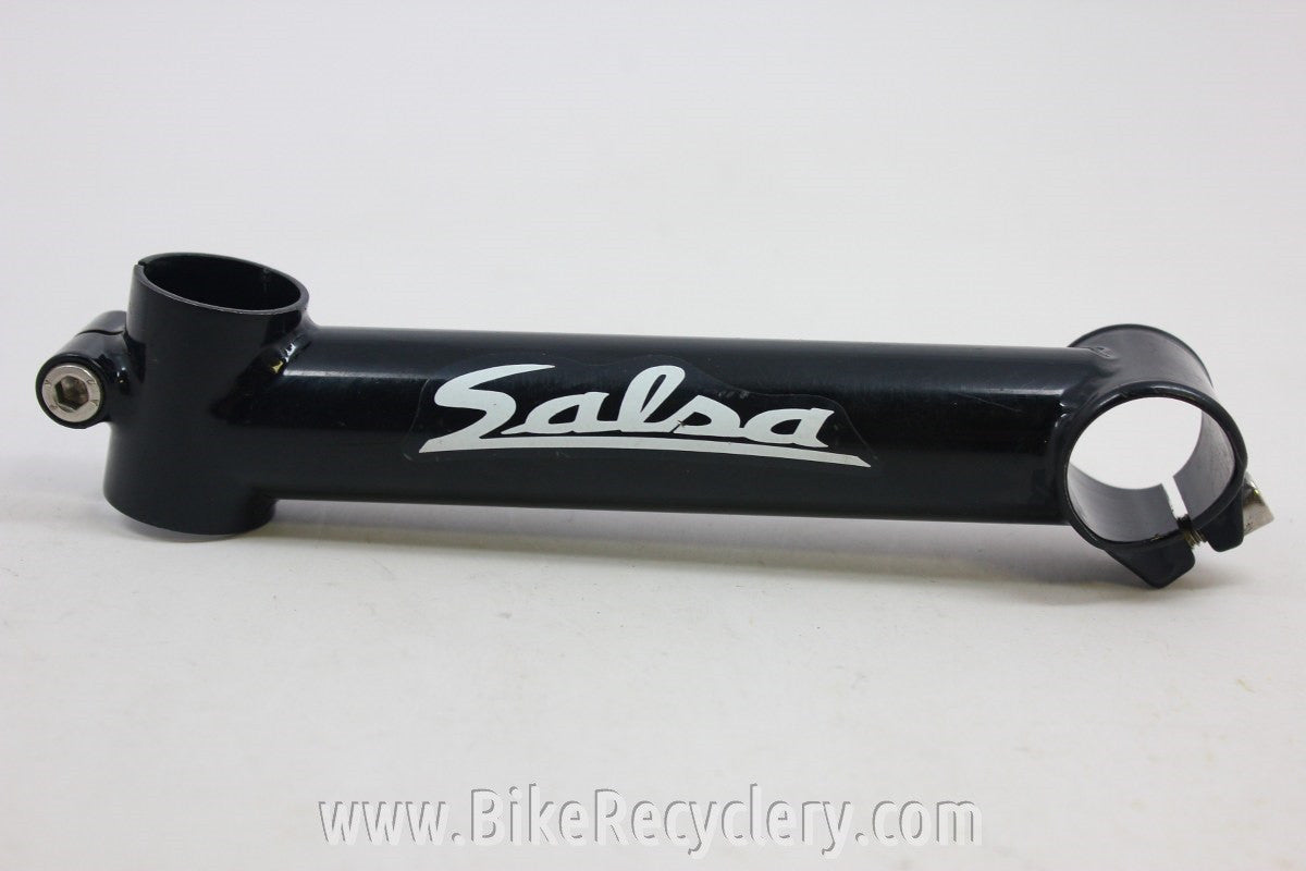 NOS Salsa Threadless Stem: 1" 150mm x 25.4mm, White Logos