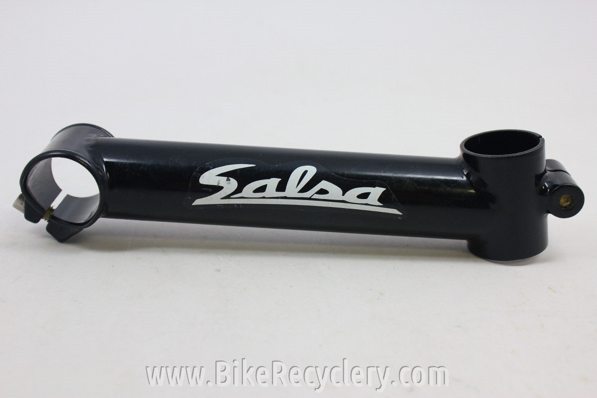 NOS Salsa Threadless Stem: 1" 150mm x 25.4mm, White Logos