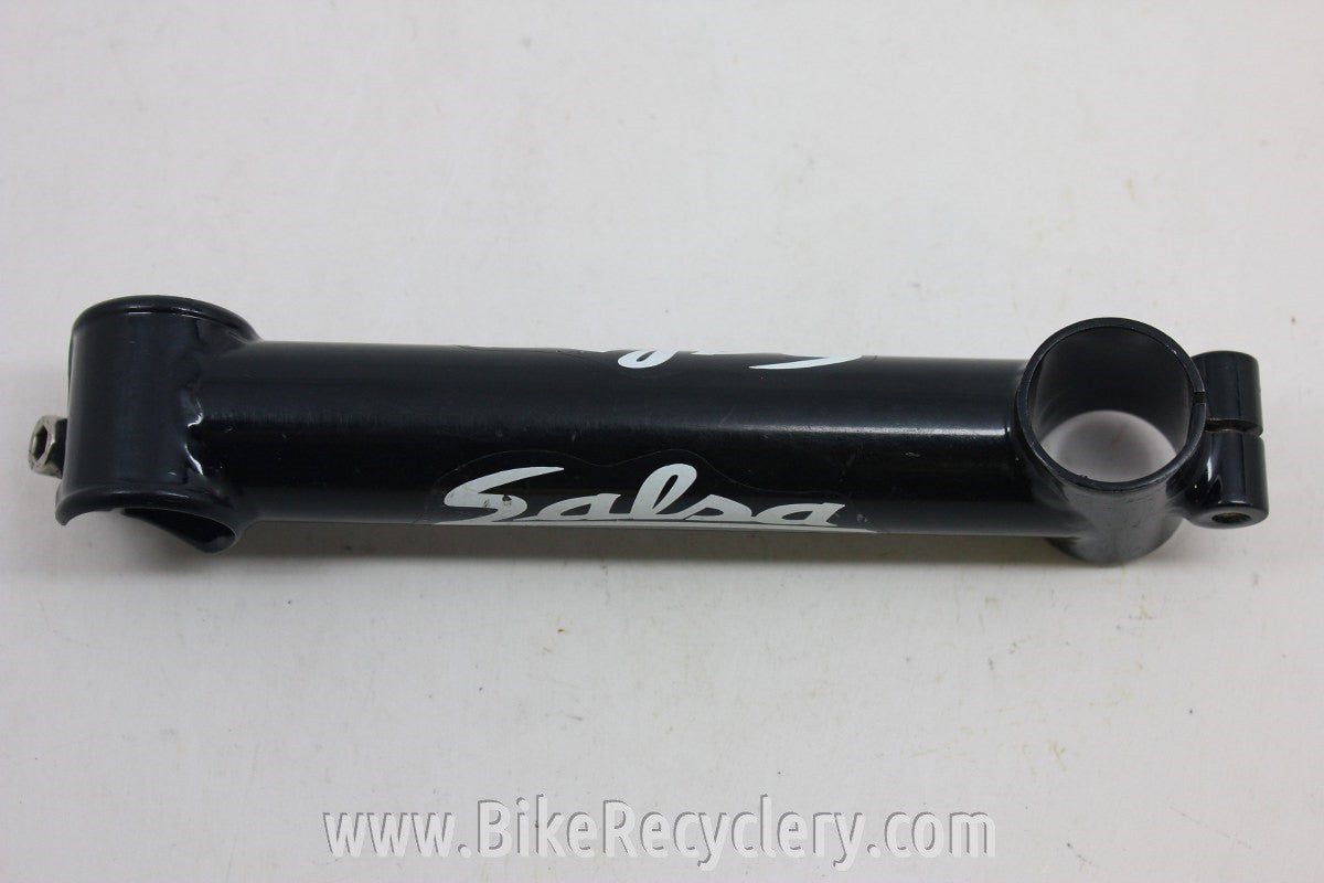 NOS Salsa Threadless Stem: 1" 150mm x 25.4mm, White Logos
