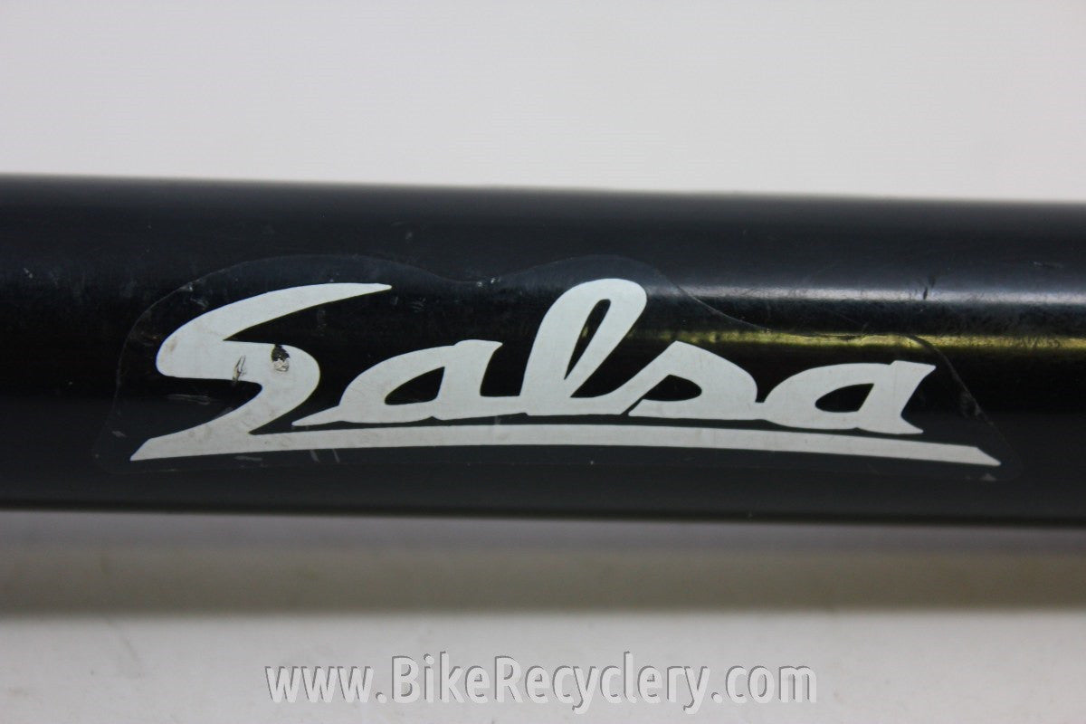 NOS Salsa Threadless Stem: 1" 150mm x 25.4mm, White Logos