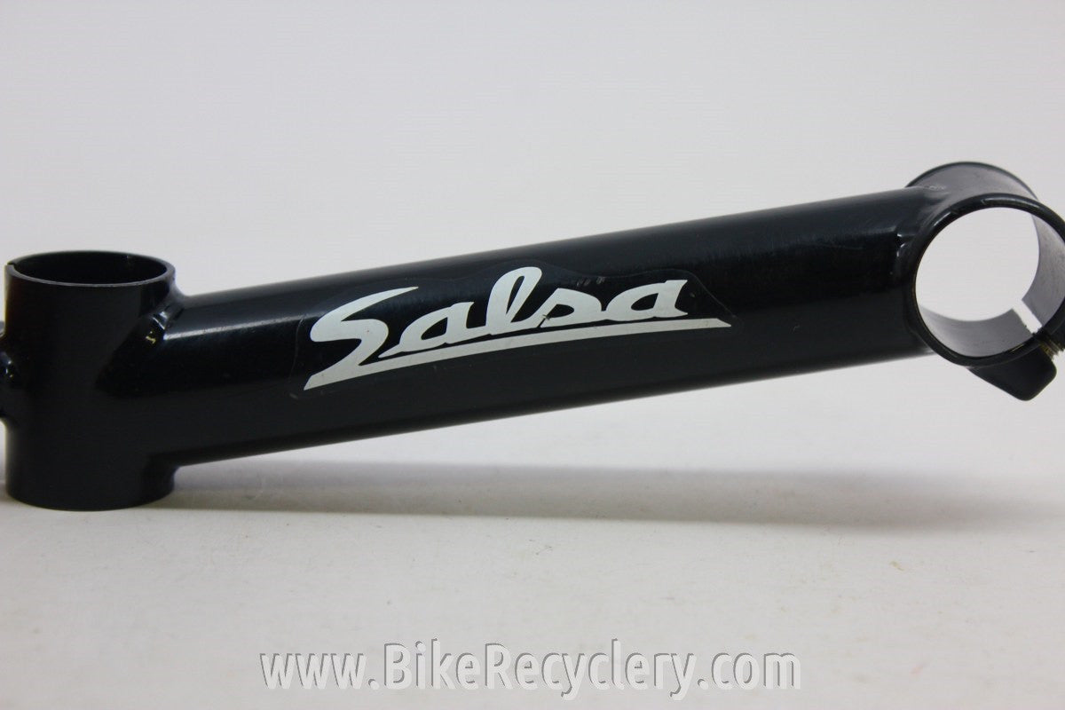 NOS Salsa Threadless Stem: 1" 150mm x 25.4mm, White Logos