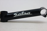 NOS Salsa Threadless Stem: 1" 150mm x 25.4mm, White Logos