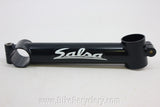 NOS Salsa Threadless Stem: 1 1/8" 150mm x 25.4 White Logos