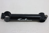 NOS Salsa Threadless Stem: 1 1/8" 150mm x 25.4 White Logos