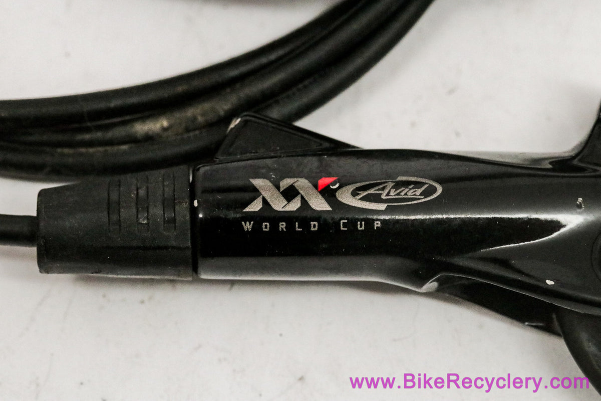 Avid / SRAM XX World Cup Hydraulic Disc Brakeset: Carbon Levers