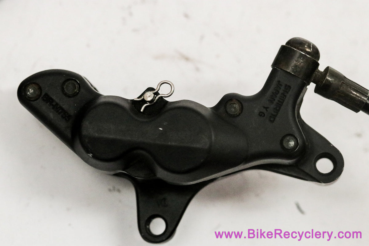 Shimano XT BR-M755 Front Disc Brake: Black/Silver (No Pads)