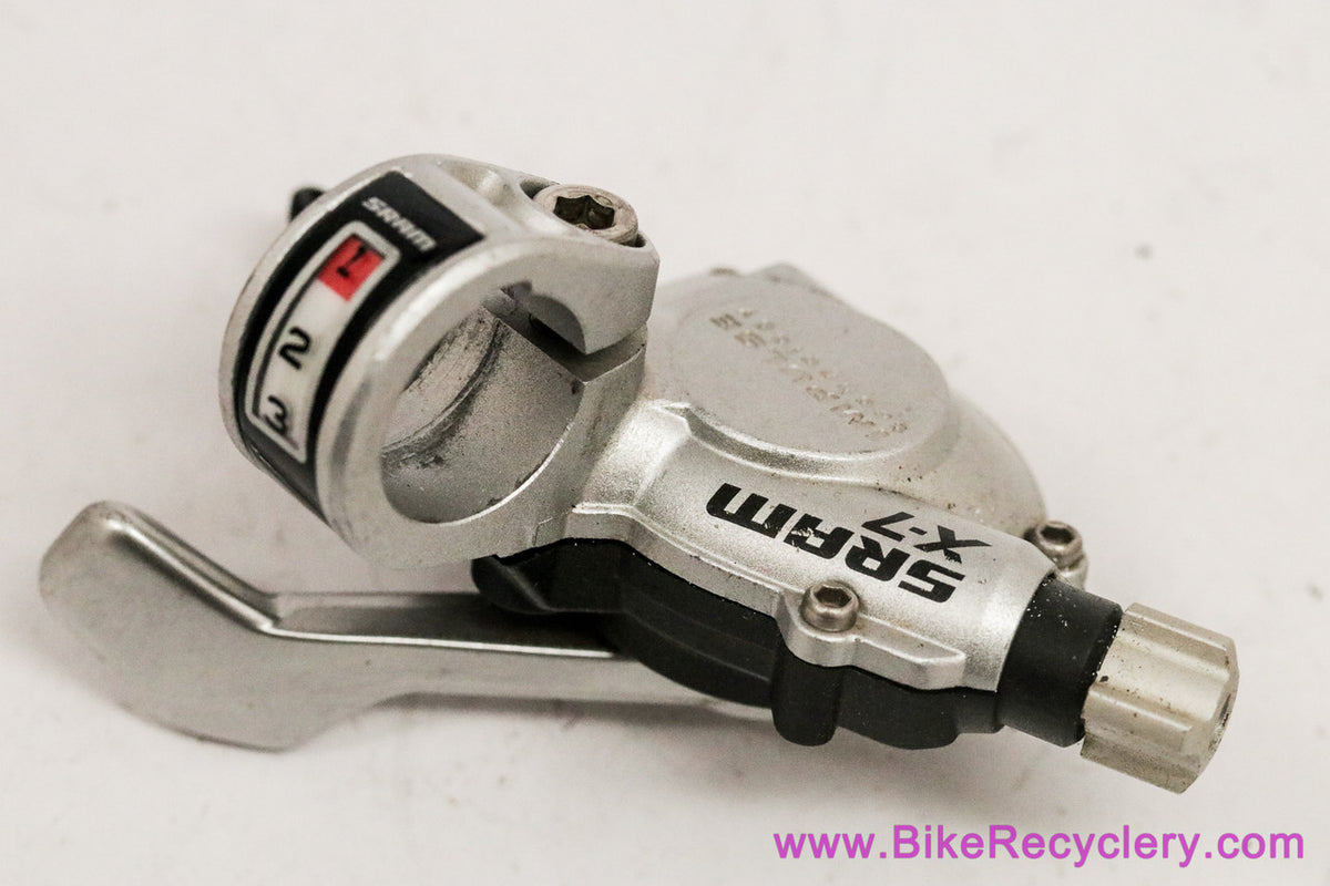 SRAM X7 9 Speed Front Shifter: Grey - Double or Triple