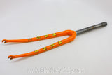 Masi Fork: Steel, 1" Threaded, Molteni Orange