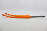 Masi Fork: Steel, 1" Threaded, Molteni Orange