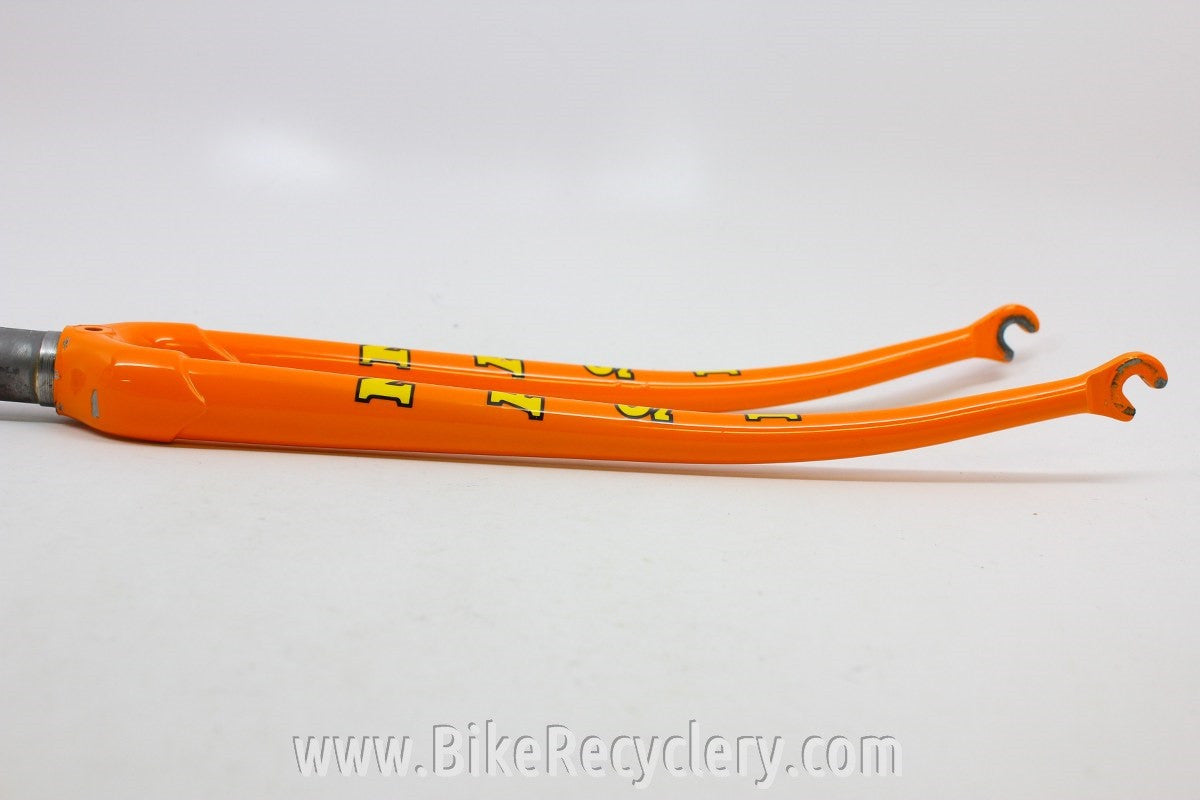 Masi Fork: Steel, 1" Threaded, Molteni Orange