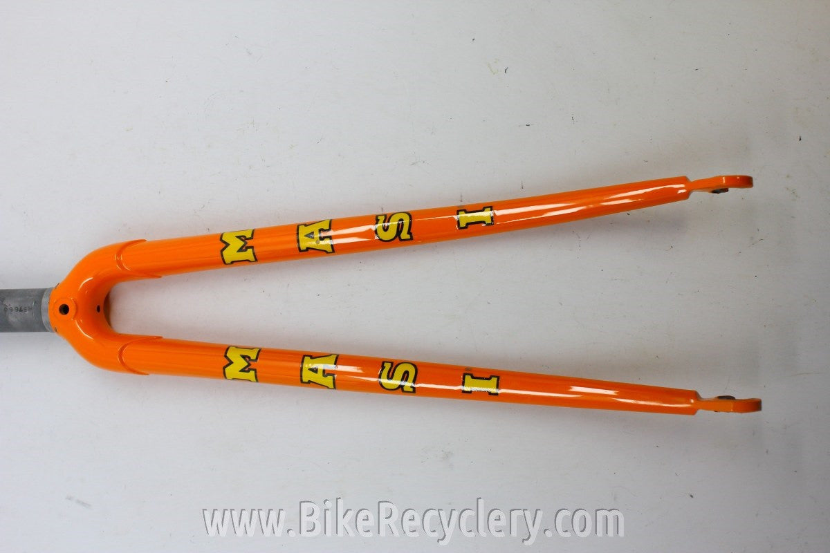 Masi Fork: Steel, 1" Threaded, Molteni Orange