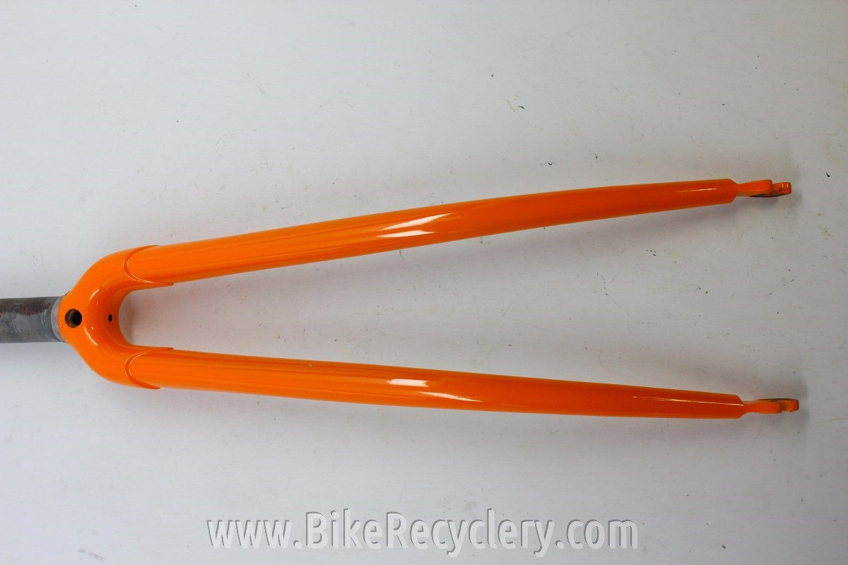 Masi Fork: Steel, 1" Threaded, Molteni Orange