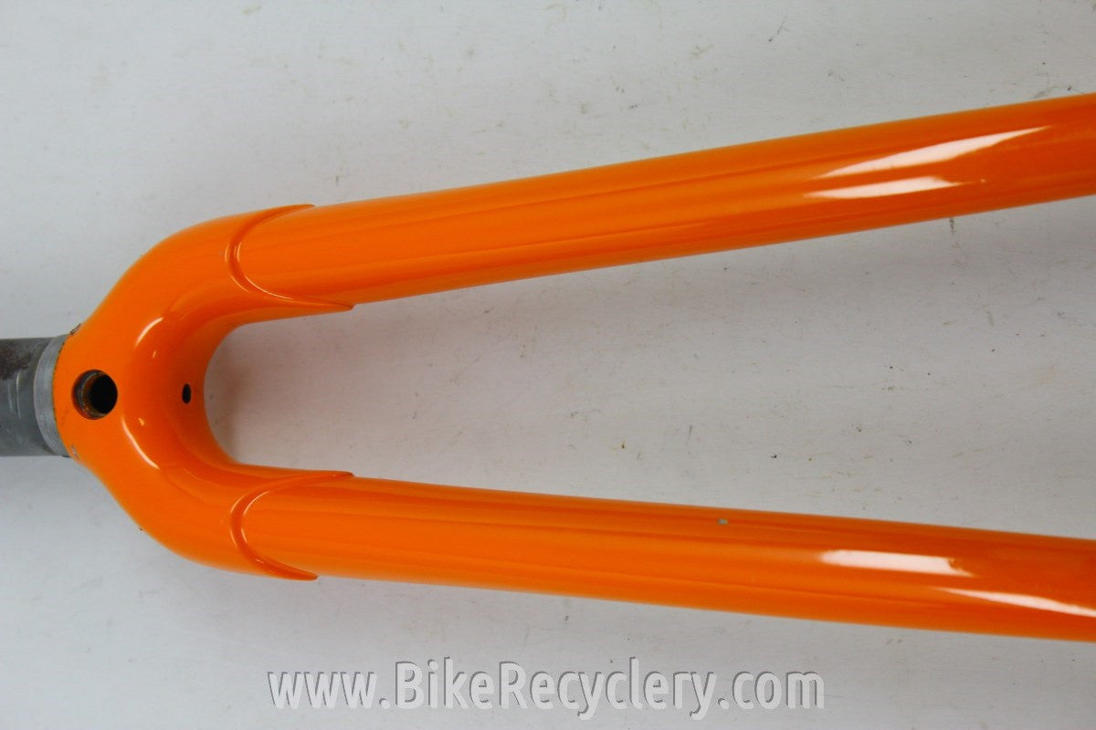 Masi Fork: Steel, 1" Threaded, Molteni Orange