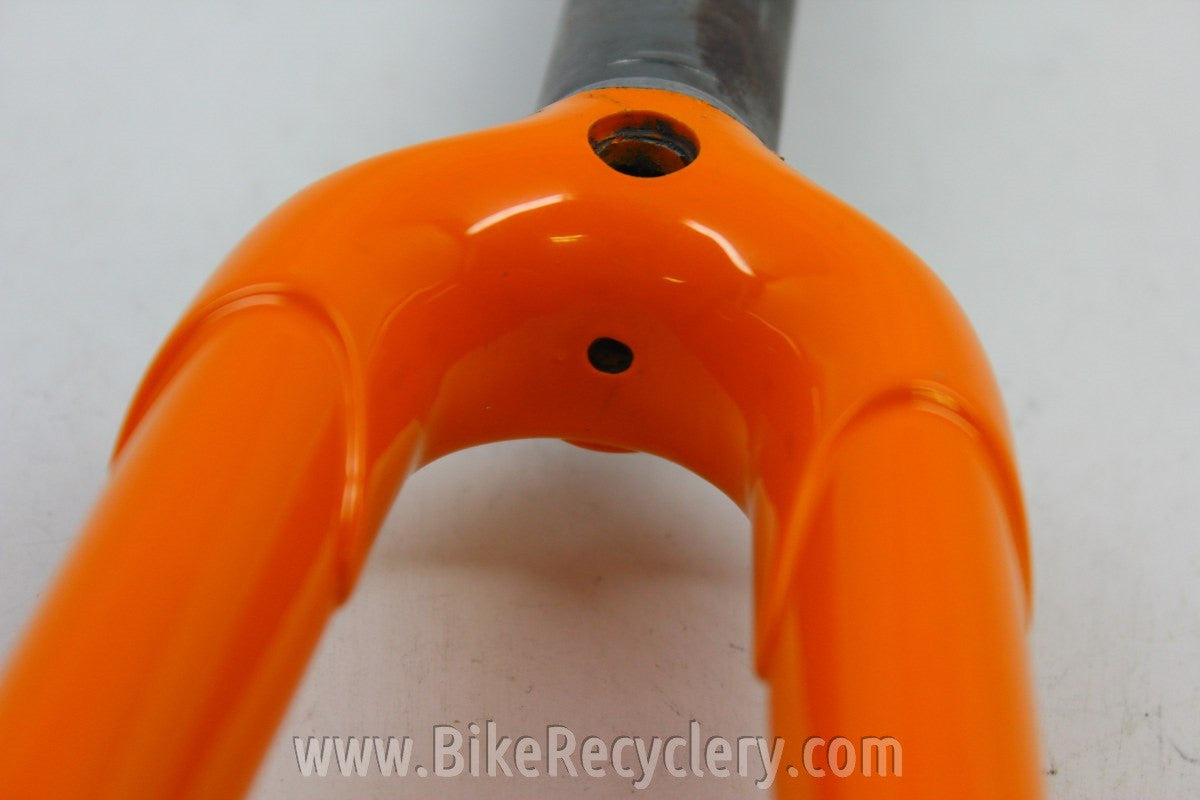 Masi Fork: Steel, 1" Threaded, Molteni Orange