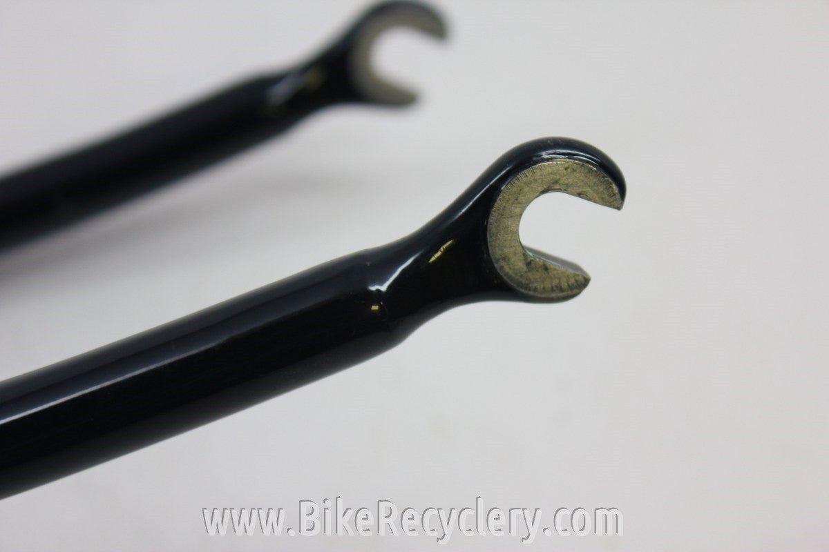 Waterford Steel Fork: Henry James Crown & Dropouts, Black 1" Threadless EXC