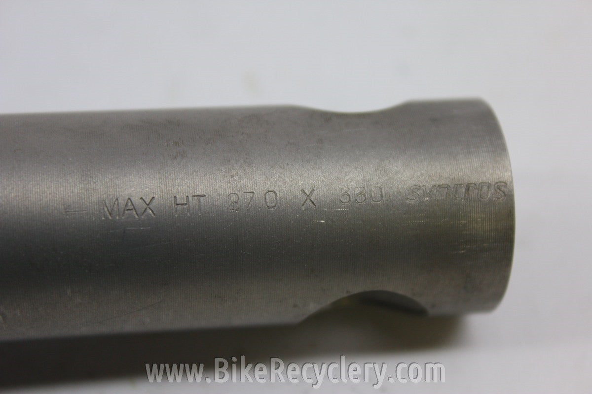Syncros Titanium Seatpost: 27.0mm, Custom Head EXC