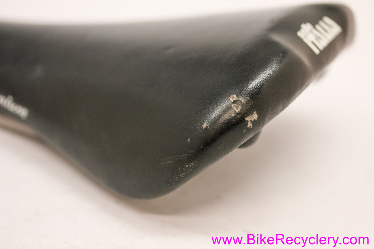1998 Selle Italia Flite Titanium Saddle: Black
