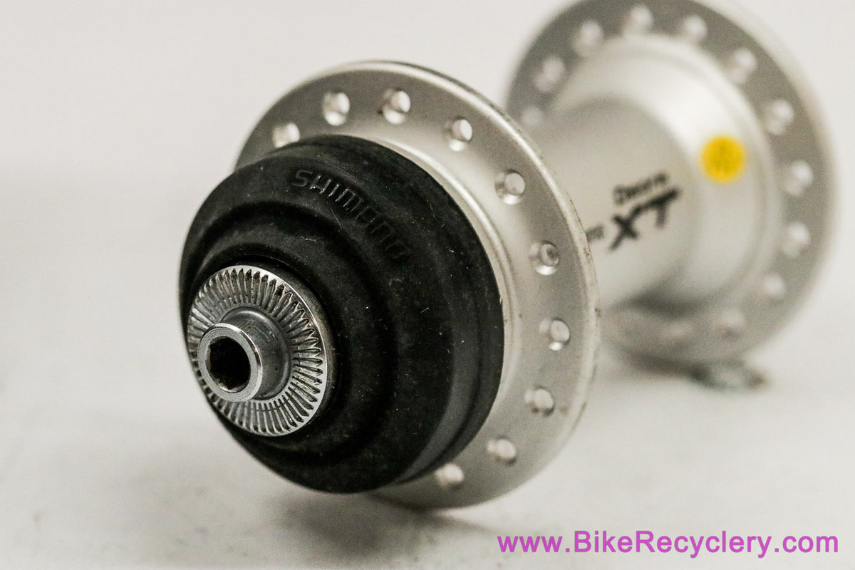 NIB/NOS Shimano Deore XT HB-M775 Front Hub & QR Skewer: 32H - Centerlock - Silver