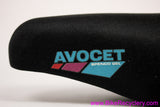 NOS Avocet Spenco Gel W20 Bicycle Saddle: Wide/Soft - Cruisers/Hybrids - 1980's Vintage - Black w/ Blue