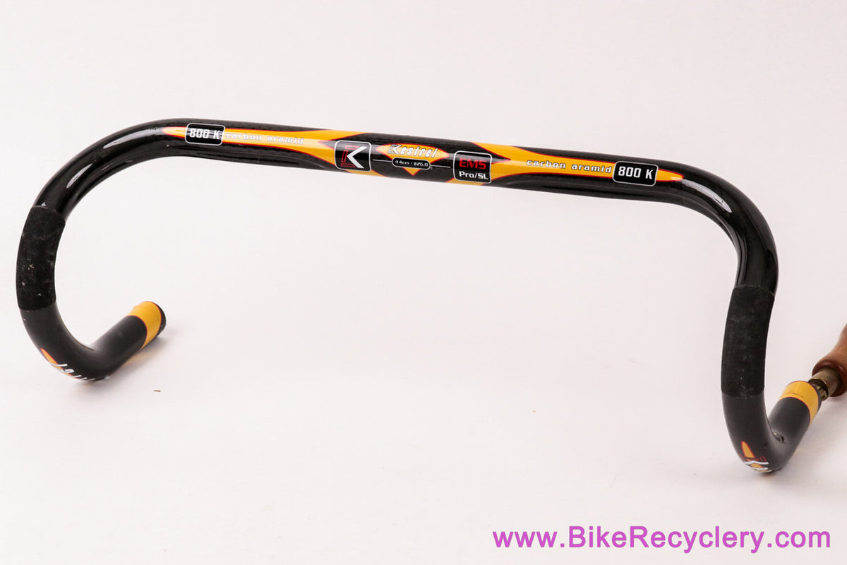 Kestrel EMS Pro/SL Carbon Handlebars: 44cm - Carbon/Kevlar (Near Mint Low Miles)