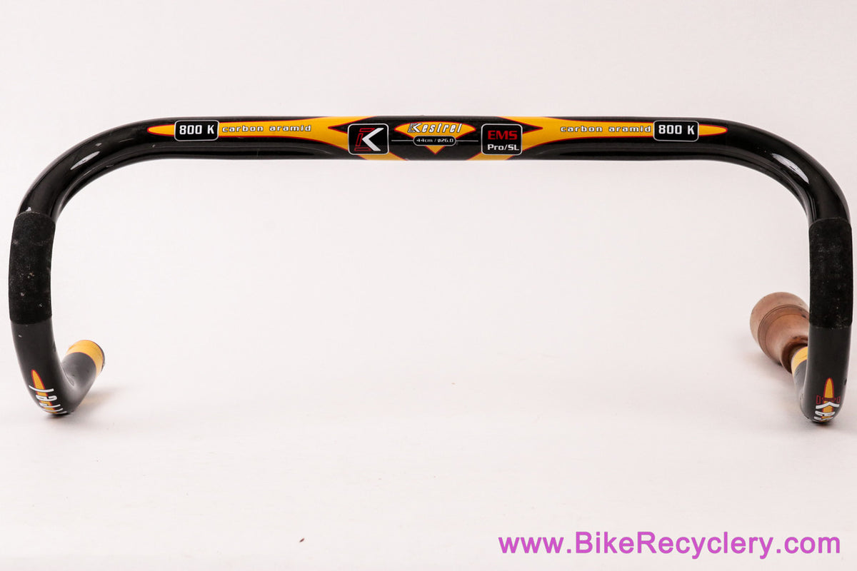 Kestrel EMS Pro/SL Carbon Handlebars: 44cm - Carbon/Kevlar (Near Mint Low Miles)