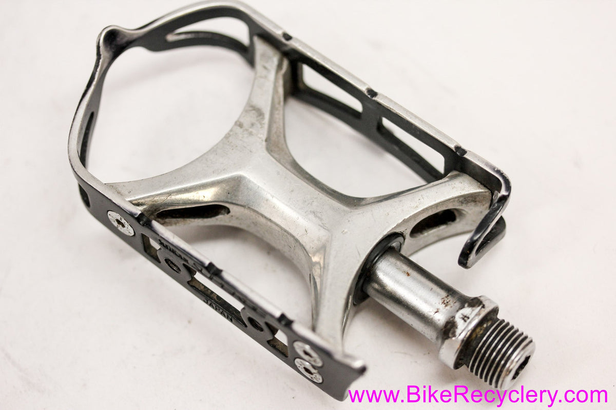 Suntour Superbe Pedals: 1980's - Black - PL-4000