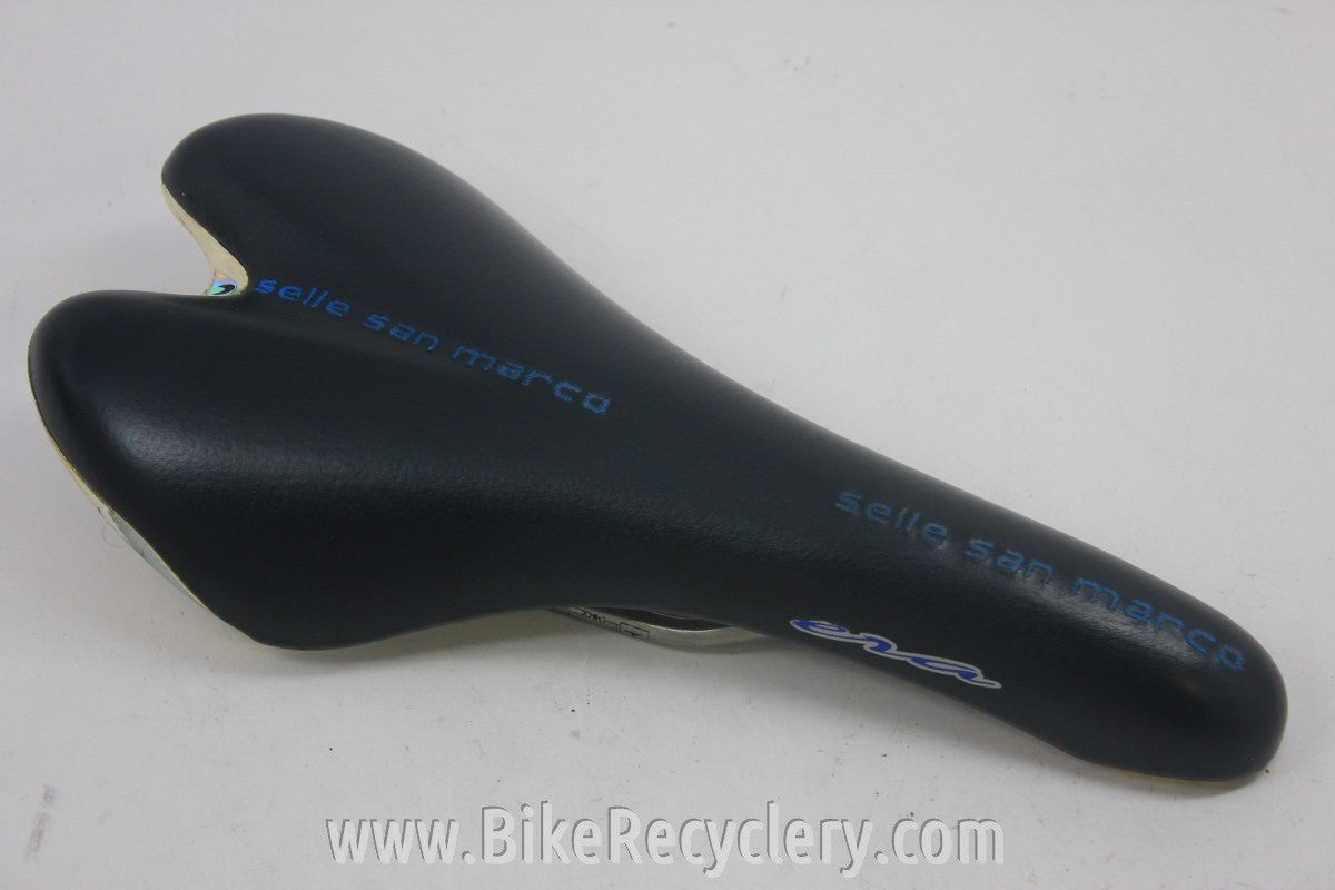 San Marco Era Titanium Saddle: 1999, Leather, EXC