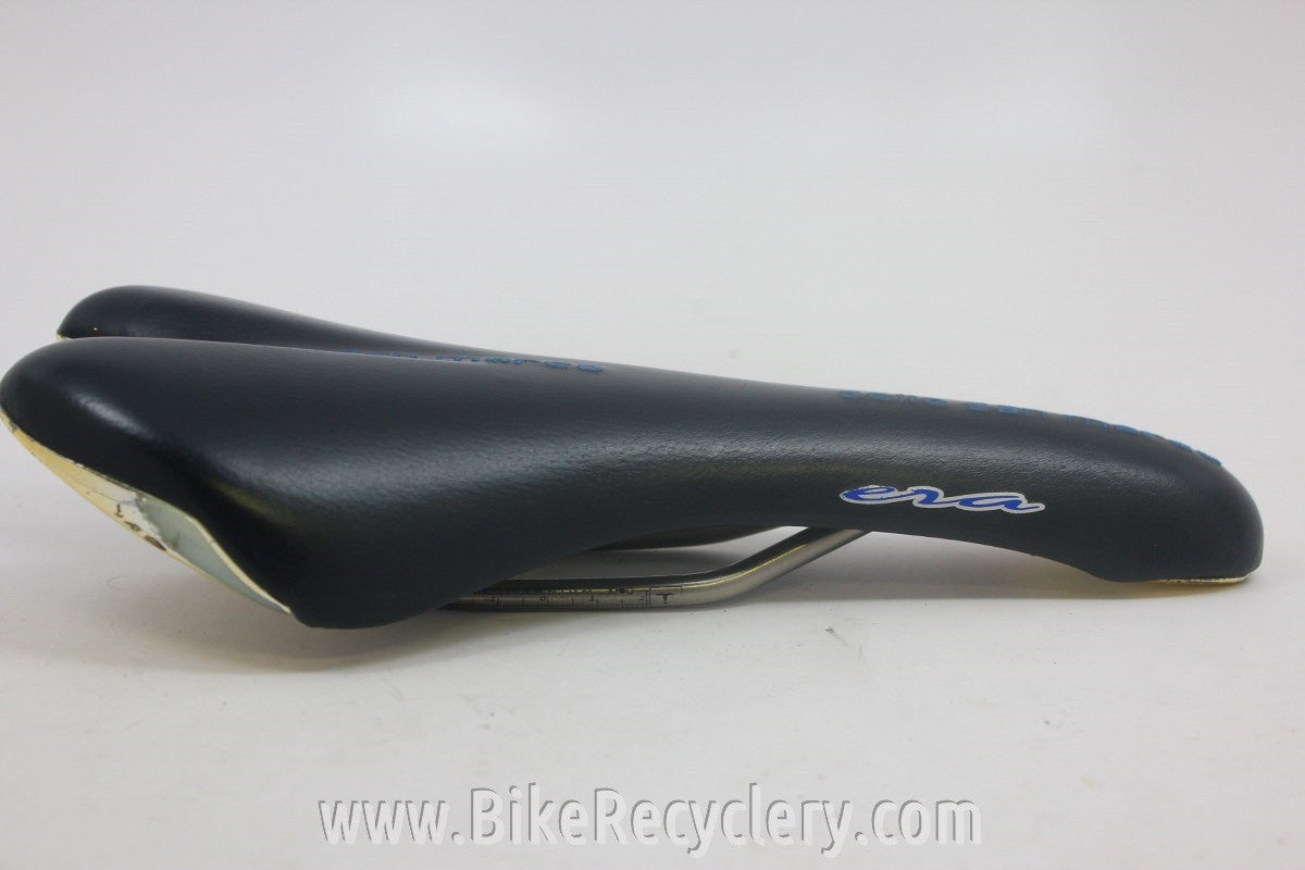 San Marco Era Titanium Saddle: 1999, Leather, EXC