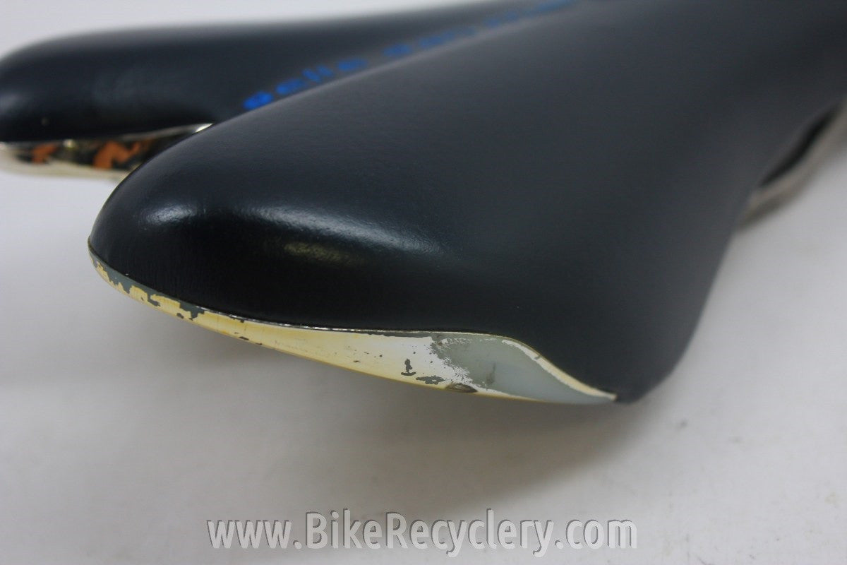 San Marco Era Titanium Saddle: 1999, Leather, EXC