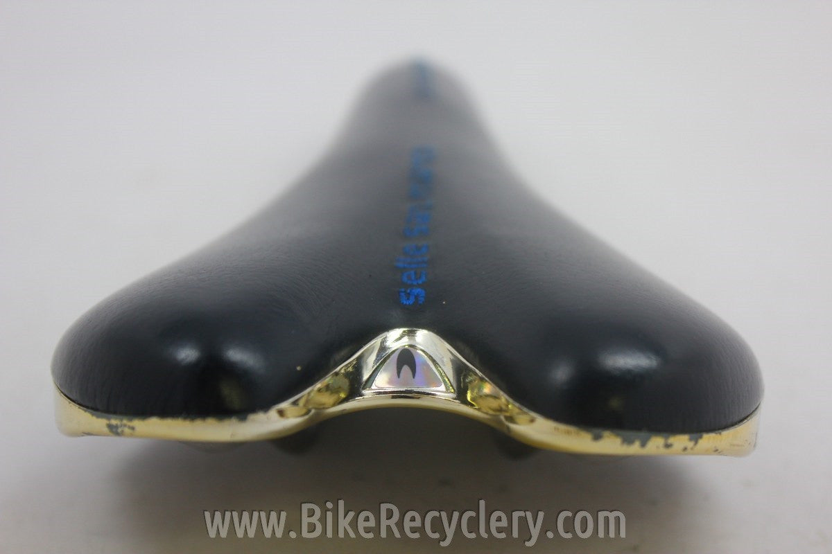 San Marco Era Titanium Saddle: 1999, Leather, EXC