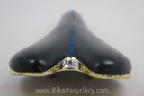 San Marco Era Titanium Saddle: 1999, Leather, EXC
