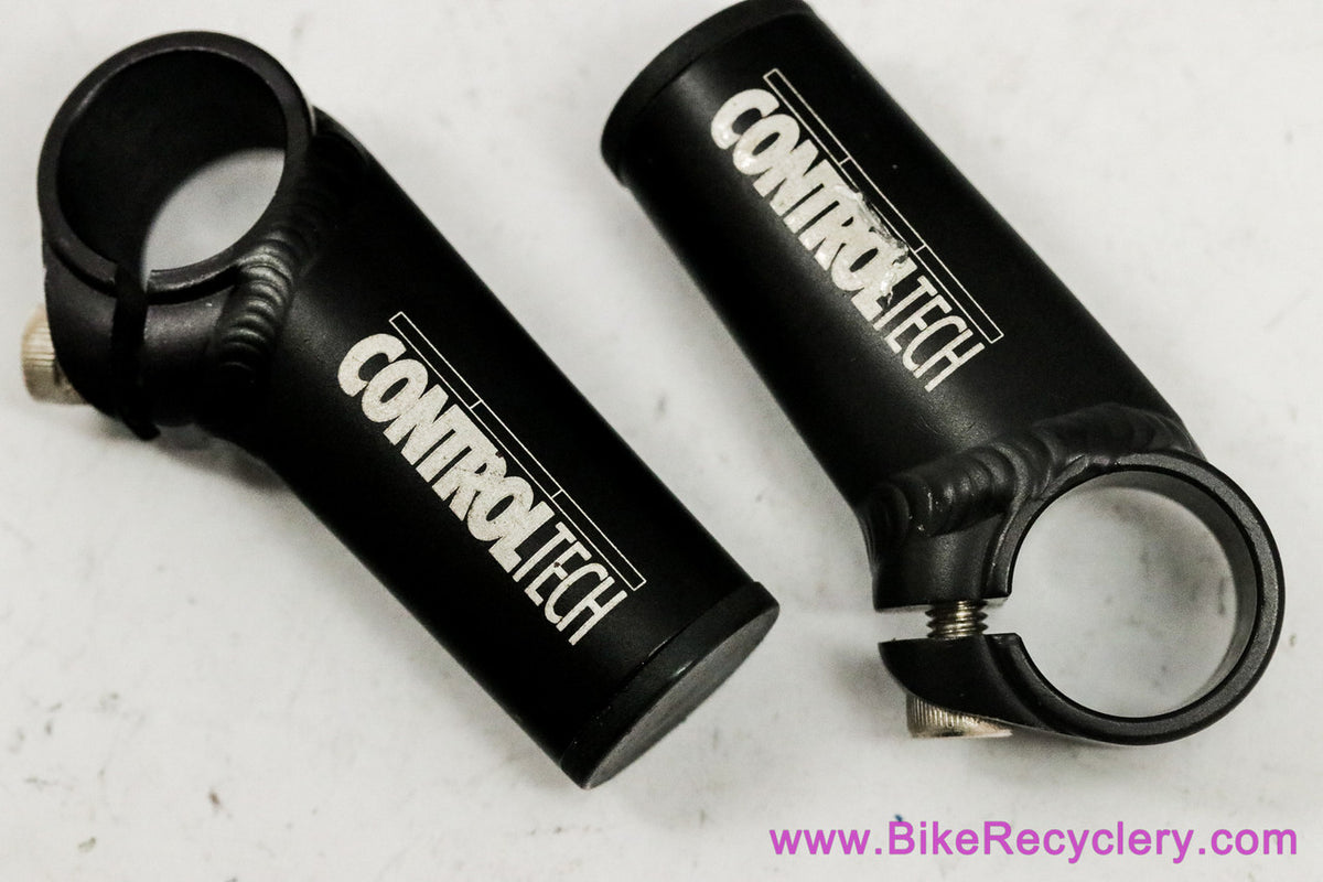 Control Tech Stix Stumpy Bar Ends: Short Stubby Version - Vintage 1990's - Black (Near Mint+)