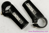 Control Tech Stix Stumpy Bar Ends: Short Stubby Version - Vintage 1990's - Black (Near Mint+)