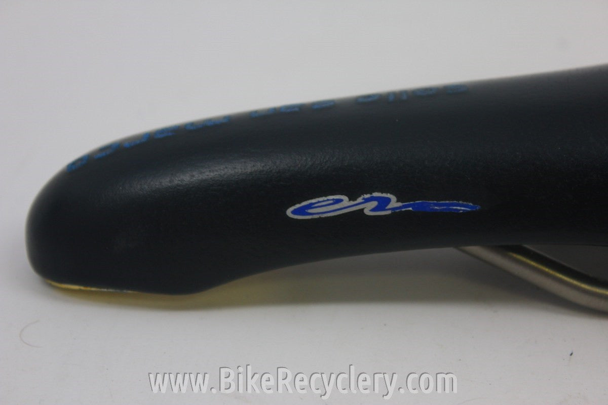 San Marco Era Titanium Saddle: 1999, Leather, EXC