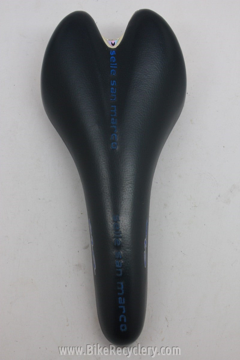 San Marco Era Titanium Saddle: 1999, Leather, EXC
