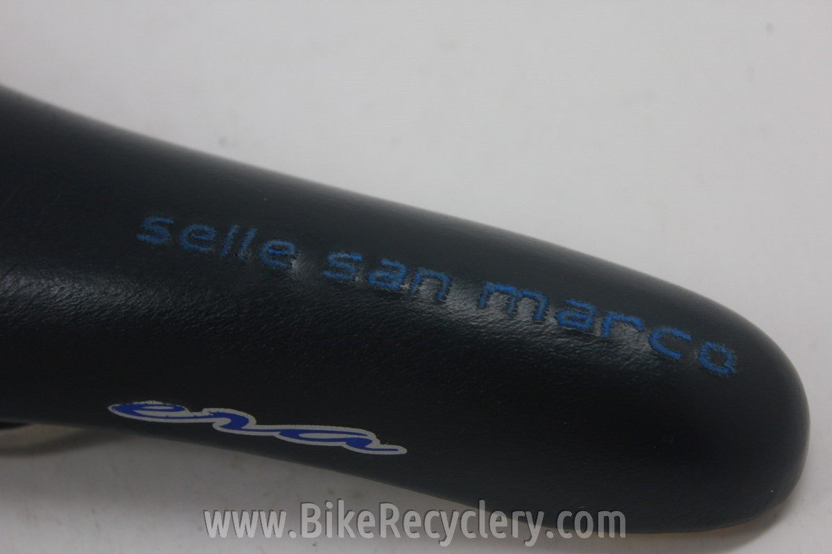San Marco Era Titanium Saddle: 1999, Leather, EXC
