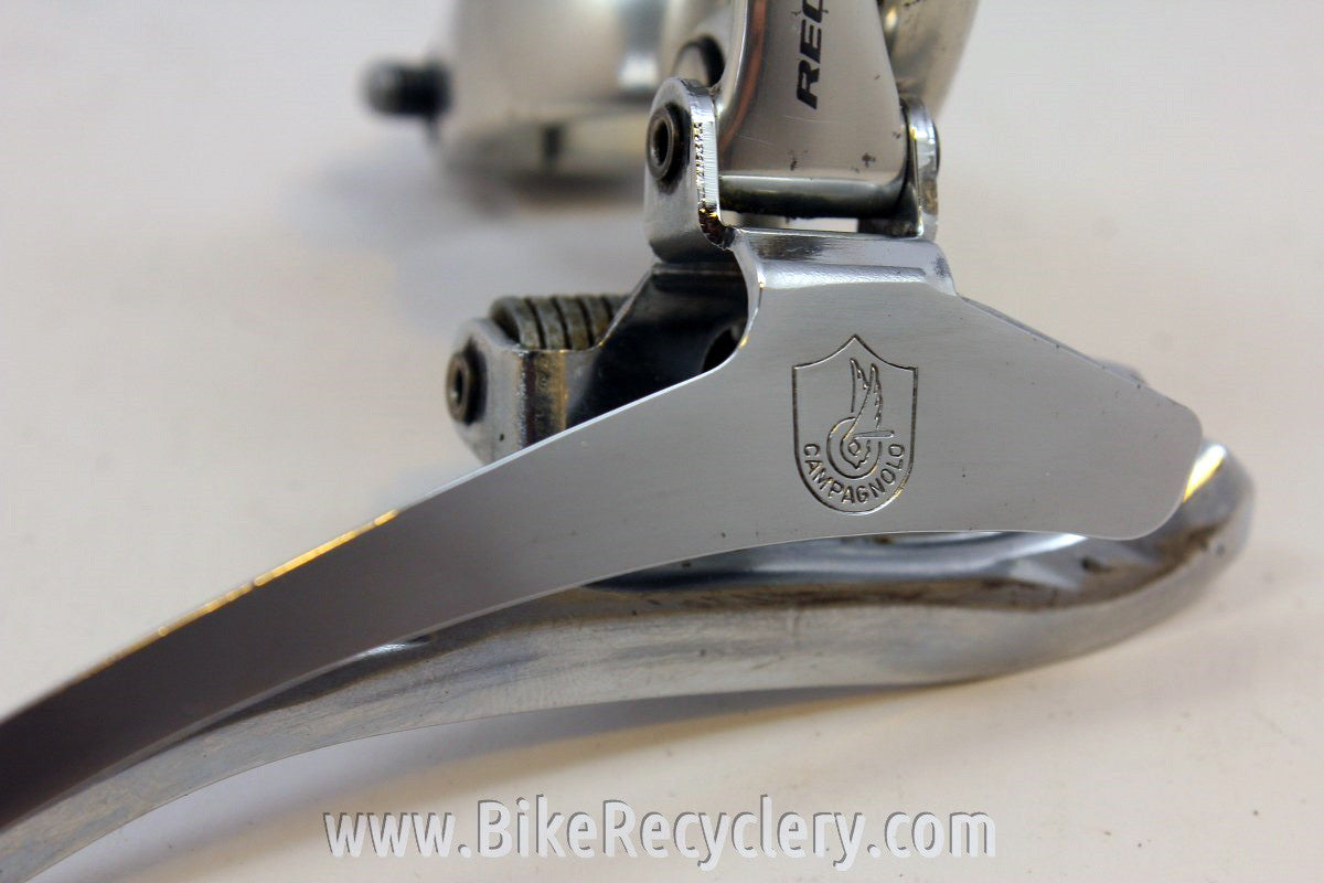 Campagnolo Record Front Derailleur: 8 Speed, 28.6mm