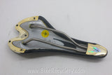 San Marco Era Titanium Saddle: 1999, Leather, EXC