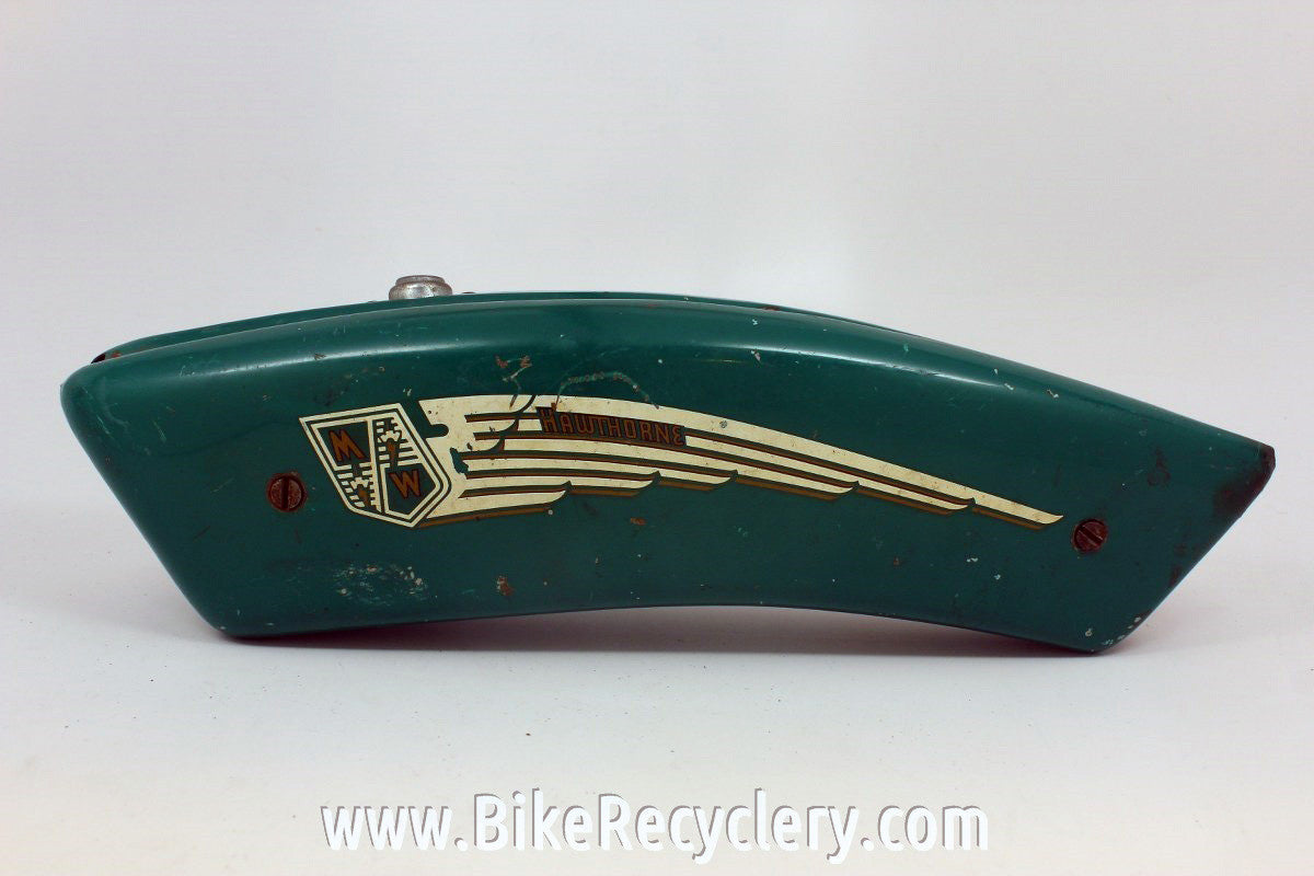 Montgomery Ward Hawthorne Bicycle Tank: Green