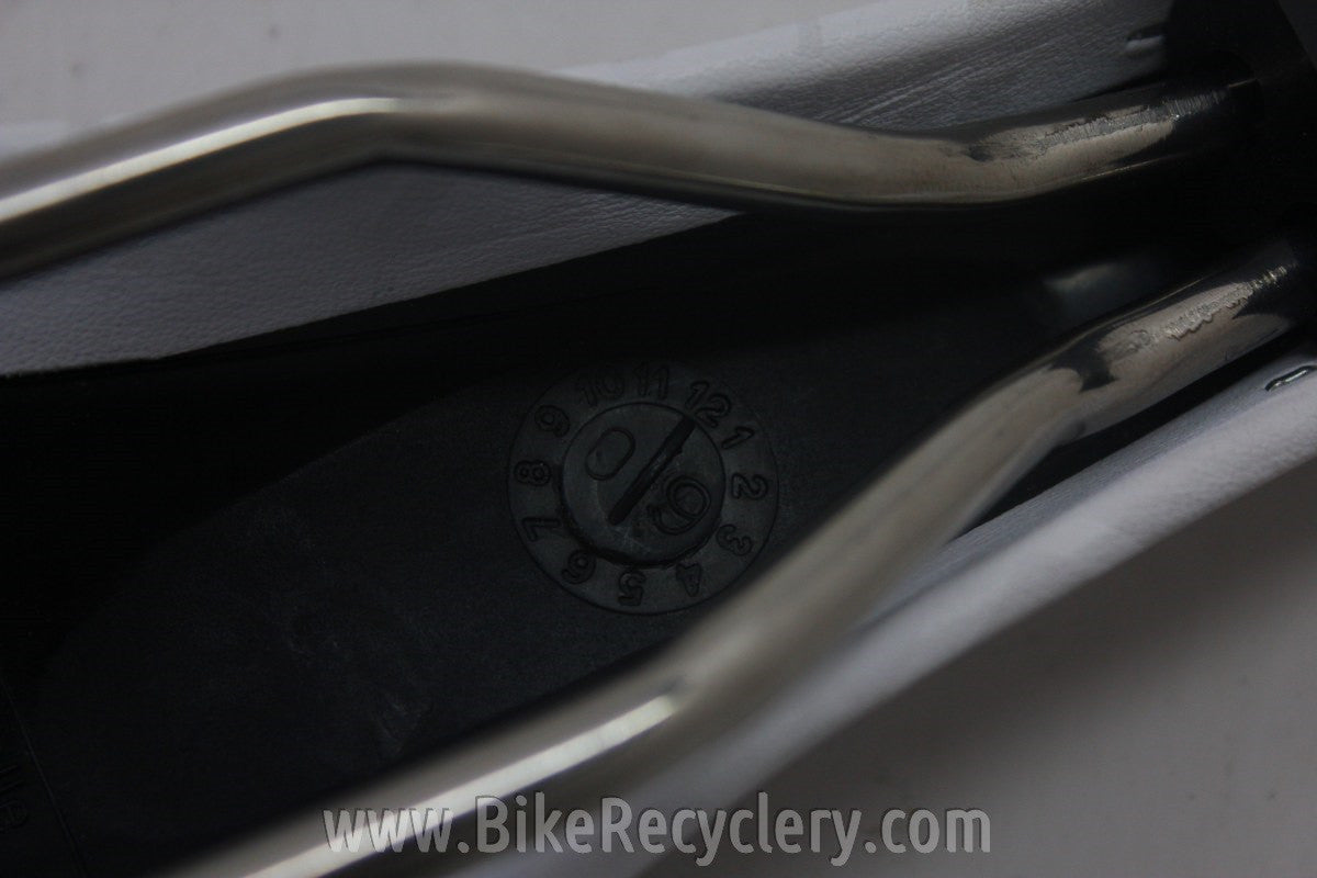 San Marco Concor Light Titanium Saddle: White NEW