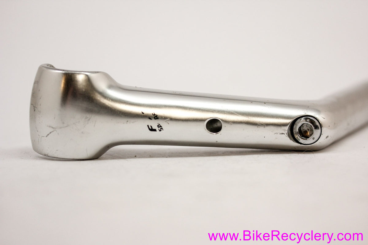 Sakae/SR FX High Rise Quill Stem: 110mm x 25.4mm - Cable Stop - 1980's Dirt Drop / Touring - Silver