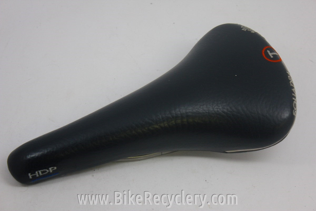 San Marco Squadra HDP Pro Titanium Saddle: Leather