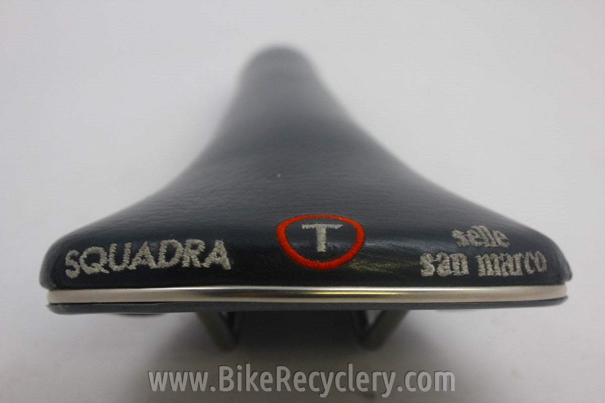 San Marco Squadra HDP Pro Titanium Saddle: Leather