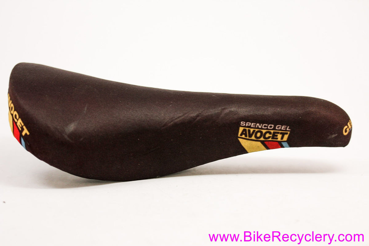 Avocet R20 Spenco GelFlex saddle: Vintage 1980's / 1990's MTB - Black  (EXC+)