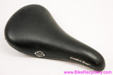 WTB SST-X Saddle: Original Vintage 1990's MTB - Black Leather (EXC)