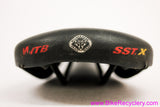 WTB SST-X Saddle: Original Vintage 1990's MTB - Black Leather (EXC)